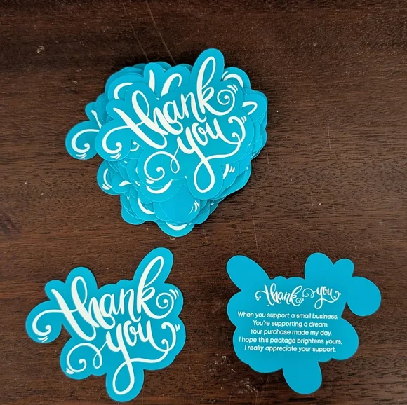 New 50 Count Blue Thank You Cards - Picture 1 of 5